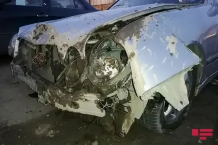 Tovuzda “Mercedes” aşdı