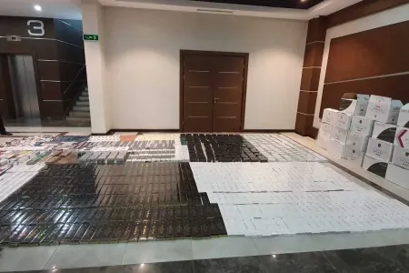 Bakıda mənzildə külli miqdarda aksiz markasız siqaretlər aşkarlandı