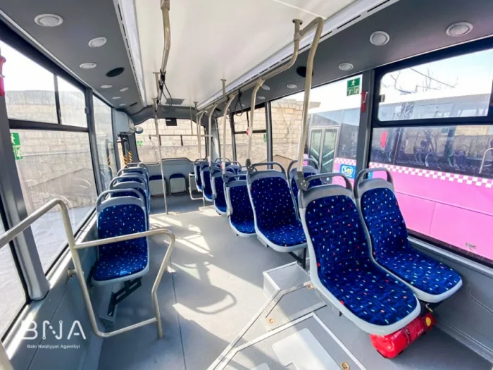 Daha bir marşrut xətti üzrə - AVTOBUSLAR YENİLƏNDİ - FOTO