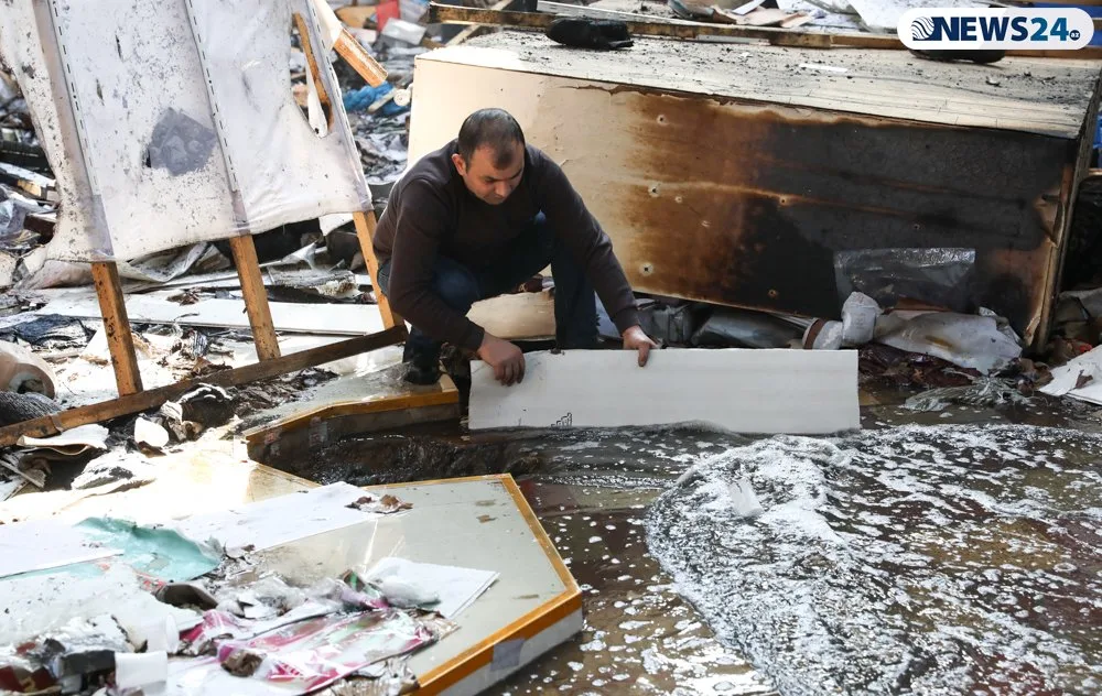 "Nəyim vardı, hamısı kül oldu..."- Yanan Sədərəkdən - SON GÖRÜNTÜLƏR - FOTO - VİDEOREPORTAJ
