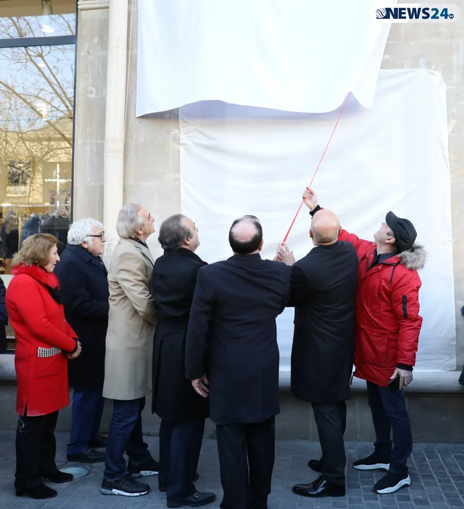 Vasif Adıgözəlovun barelyefi - AÇILDI- FOTOLAR
