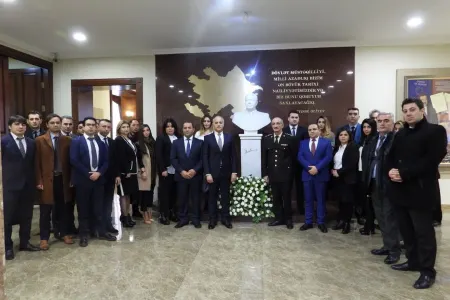 Ombudsman Aparatının əməkdaşları Memorial Soyqırımı Muzeyində -- - FOTO