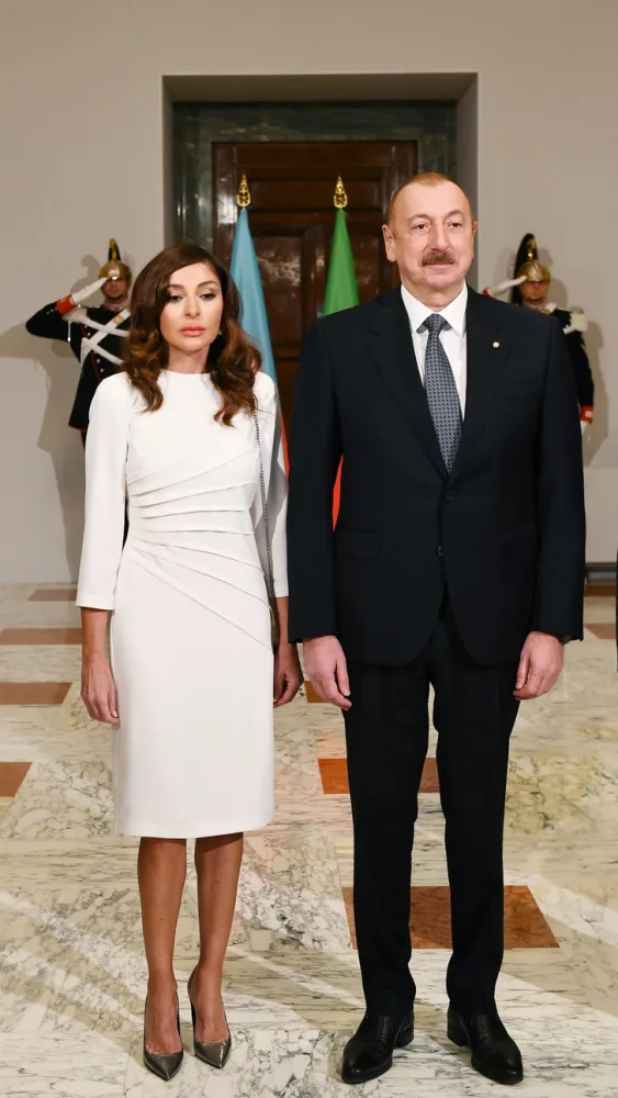 Prezident İlham Əliyevin Romada rəsmi qarşılanma mərasimi olub - FOTOLAR - YENİLƏNDİ