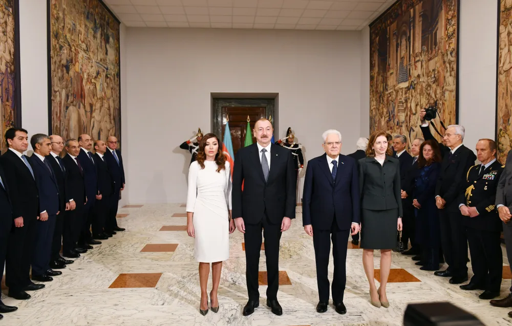 Prezident İlham Əliyevin Romada rəsmi qarşılanma mərasimi olub - FOTOLAR - YENİLƏNDİ