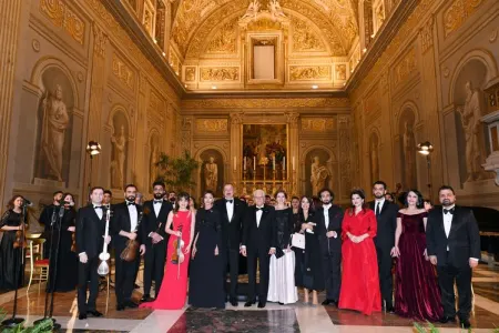 Romanın Kuirinale Sarayında Azərbaycan musiqisi - FOTOLAR