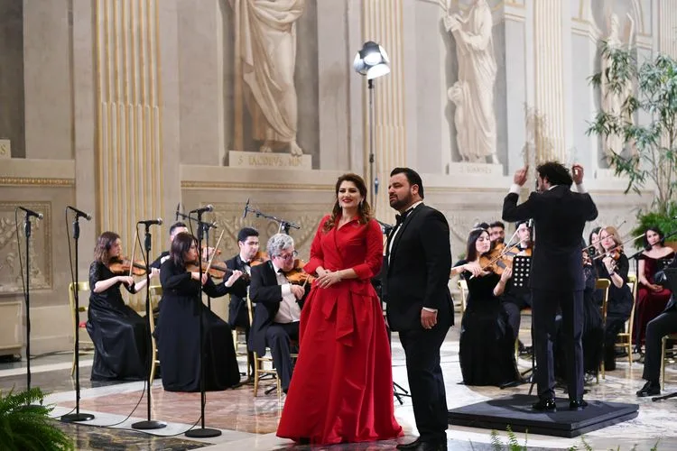 Romanın Kuirinale Sarayında Azərbaycan musiqisi - FOTOLAR