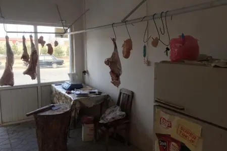 Yevlaxda qanunsuz heyvan kəsimi məntəqəsi - AŞKARLANDI - FOTO