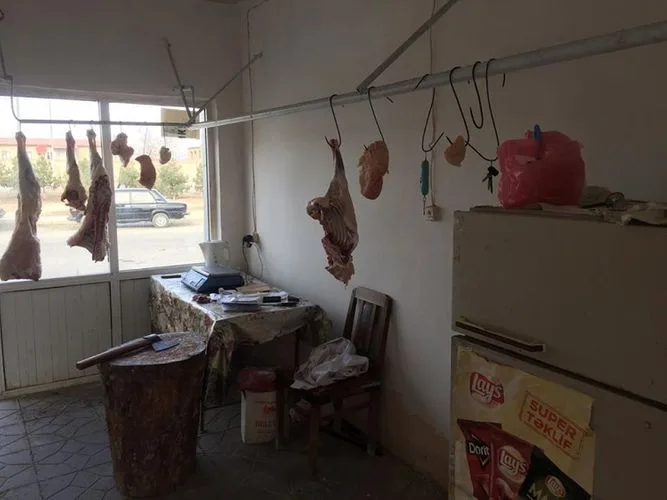 Yevlaxda qanunsuz heyvan kəsimi məntəqəsi - AŞKARLANDI - FOTO