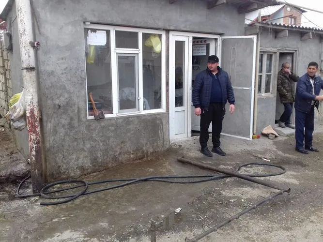 Yevlaxda qanunsuz heyvan kəsimi məntəqəsi - AŞKARLANDI - FOTO
