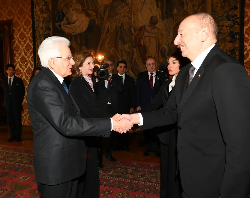 Prezident İlham Əliyevin Romada rəsmi yolasalma mərasimi baş tutdu