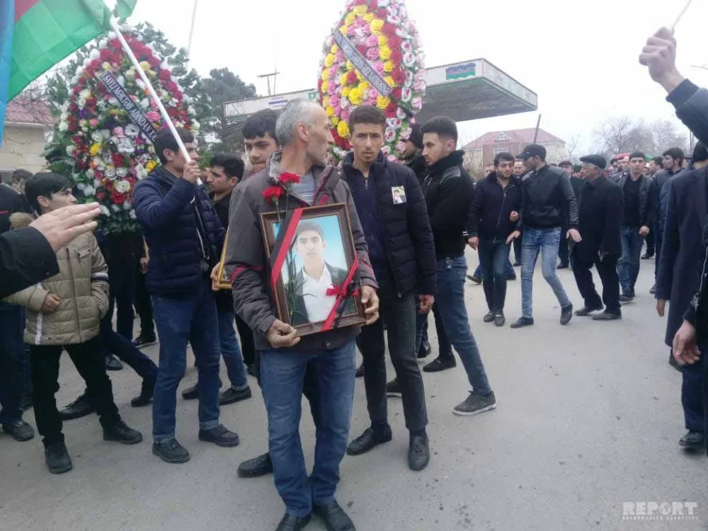 Şəhidimiz - DƏFN OLUNDU - FOTOLAR