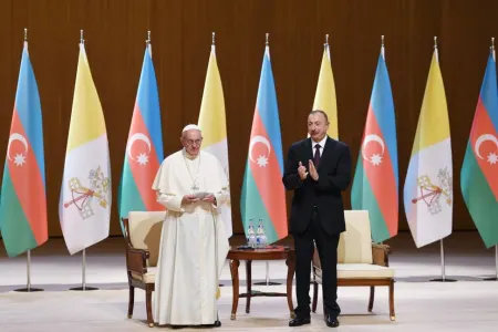 İlham Əliyev Vatikanda Papa ilə - GÖRÜŞDÜ