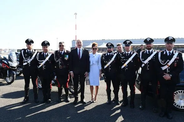 Prezident İlham Əliyevin İtaliyaya dövlət səfəri başa çatdı - -FOTO