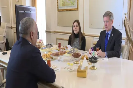 Britaniya səfiri Qubada - FOTO