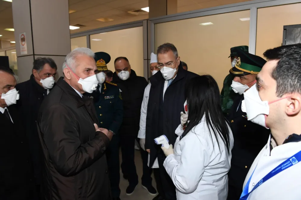 Prezident vəzifəli şəxsləri İranla sərhəddə - GÖNDƏRDİ - FOTOLAR