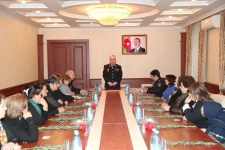 DİN-də Xocalı faciəsi zamanı şəhid olmuş polis əməkdaşlarının - anım mərasimi keçirildi