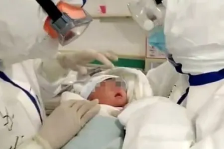 Yeni dünyaya gələn körpədə koronavirus aşkarlandı - -VIDEO