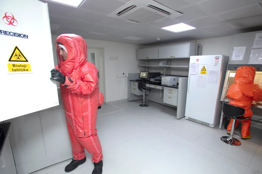 Azərbaycanda biotəhlükəsizlik laboratoriyalar açıldı - -FOTOLAR