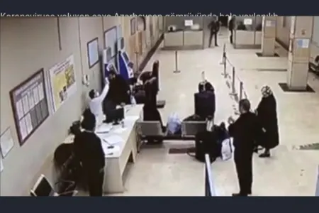 Koronavirusa yoluxan şəxs Azərbaycan gömrüyündə belə yoxlanılıb - -Video