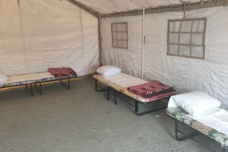 Azərbaycan-İran sərhədində səyyar hospitallar - FƏALİYYƏTƏ BAŞLADI - FOTO