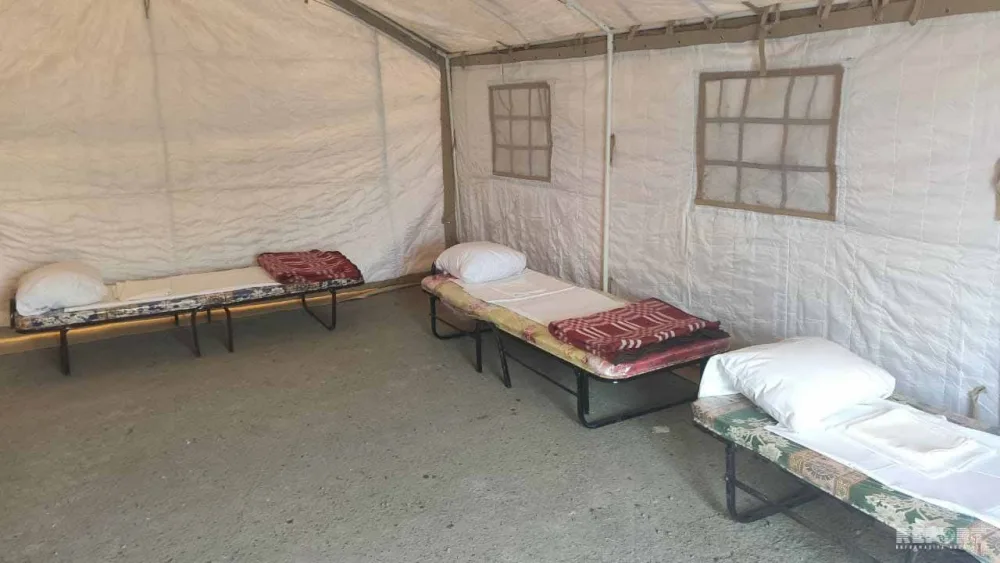 Azərbaycan-İran sərhədində səyyar hospitallar - FƏALİYYƏTƏ BAŞLADI - FOTO