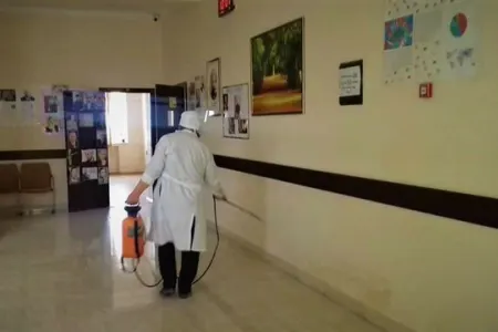 Ümumi təhsil müəssisələrində dezinfeksiya işləri - APARILIR - FOTOLAR