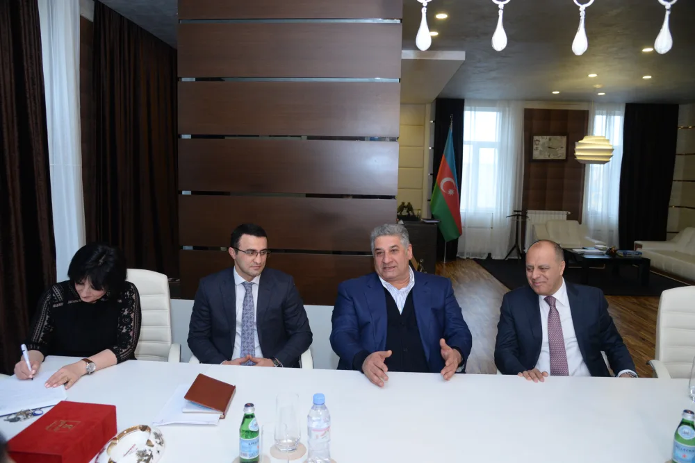 Azad Rəhimov qalib şahmatçı ilə - GÖRÜŞDÜ - FOTO