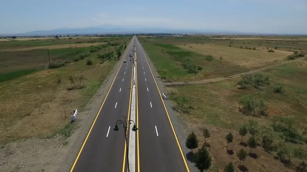 Prezident Goranboyda yol açılışında - İŞTİRAK ETDİ - FOTO