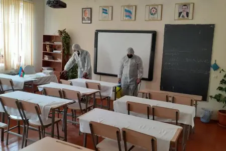 Bütün təhsil müəssisələrində tibbi-profilaktik tədbirlər davam ETDİRİLİR