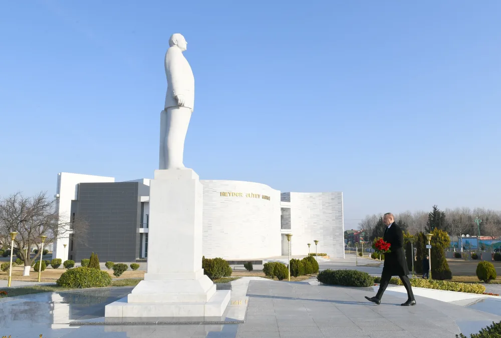 İlham Əliyev Ağstafada - SƏFƏRDƏDİR