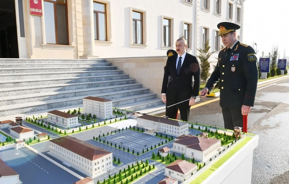 İlham Əliyev “N” saylı hərbi hissəsinin açılışında - İŞTİRAK ETDİ - FOTO