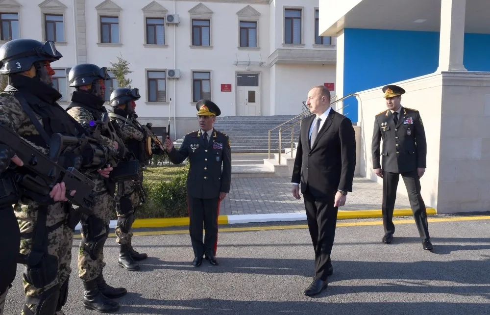 İlham Əliyev “N” saylı hərbi hissəsinin açılışında - İŞTİRAK ETDİ - FOTO