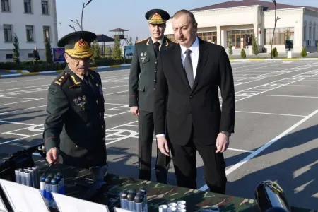 Prezident Daxili Qoşunların “N” saylı hərbi hissəsinin açılışında iştirak edib