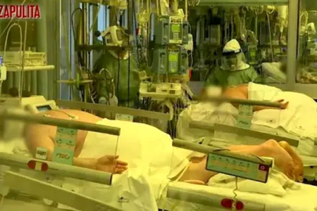 Koronavirusa yoluxanlar belə yatırılır - -FOTO