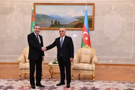 Əli Əsədov Türkmənistan Prezidenti ilə görüşüb
