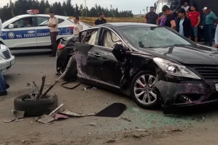 Bakı-Quba yolunda ağır qəza, xəsarət alan var - FOTO - VİDEO - YENİLƏNİB