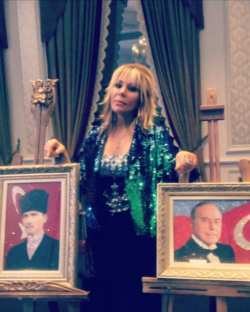 Xalq artisti Mübariz Mənsimova - DƏSTƏK OLDU - FOTOLAR