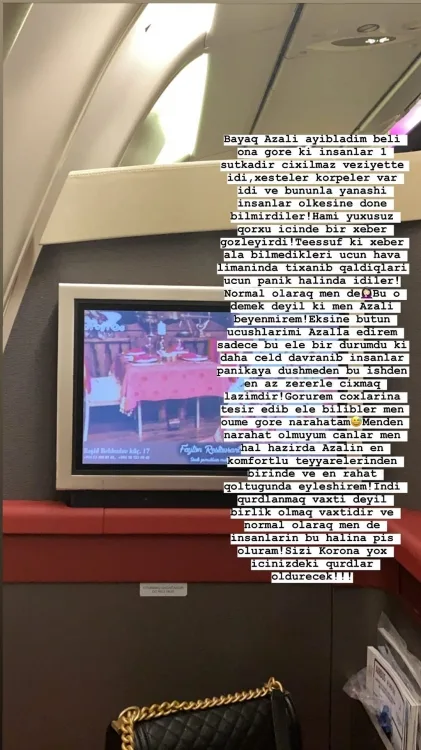 Tanınmış azərbaycanlı aktrisa Bakıya qayıda bilmir - FOTOLAR