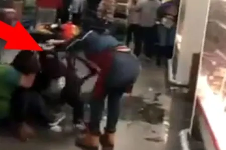 ABŞ-da fövqəladə vəziyyət - İNSANLAR MARKETDƏ BİR-BİRİNİ BIÇAQLADI - FOTO