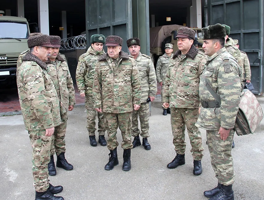 Zakir Həsənov və Məhərrəm Əliyev - cəbhə bölgəsindəki hərbi hissədə - FOTO - VİDEO