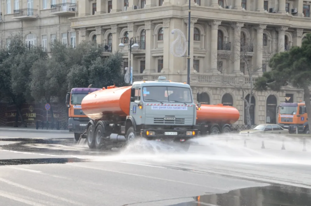 Bakı küçələri bu saatlarda xüsusi texnikalarla yuyulacaq