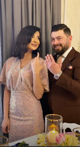 Məşhur reper koronavirusa rəğmən - NİŞANLANDI - FOTOLAR