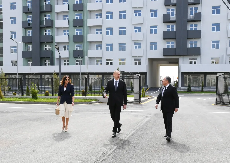 Prezident və xanımı Hövsan yaşayış kompleksinin - AÇILIŞINDA - FOTOLAR - YENİLƏNİB 2