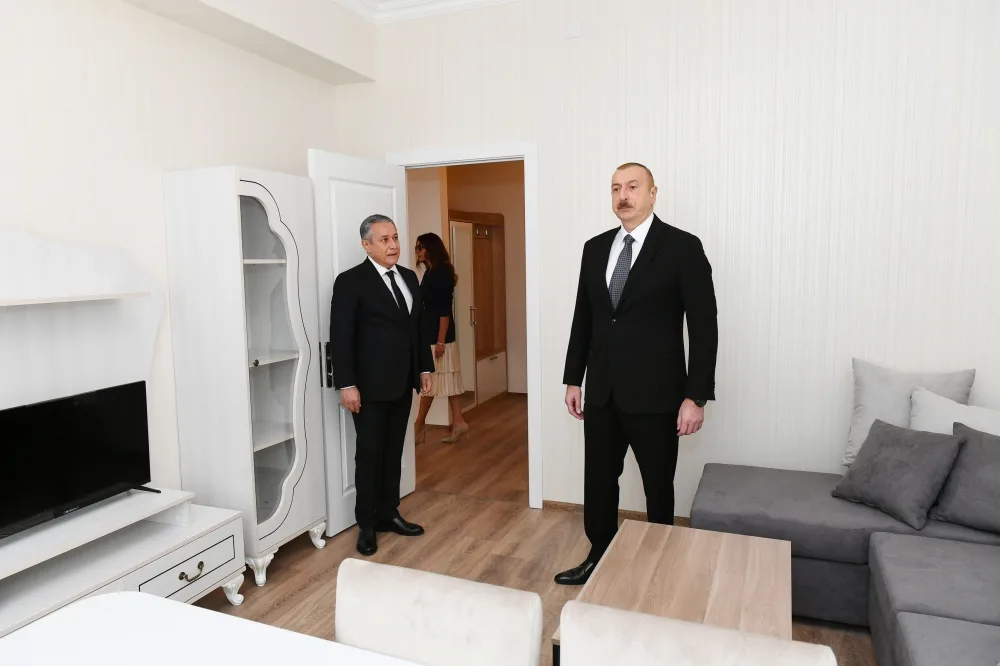 Prezident və xanımı Hövsan yaşayış kompleksinin - AÇILIŞINDA - FOTOLAR - YENİLƏNİB 2