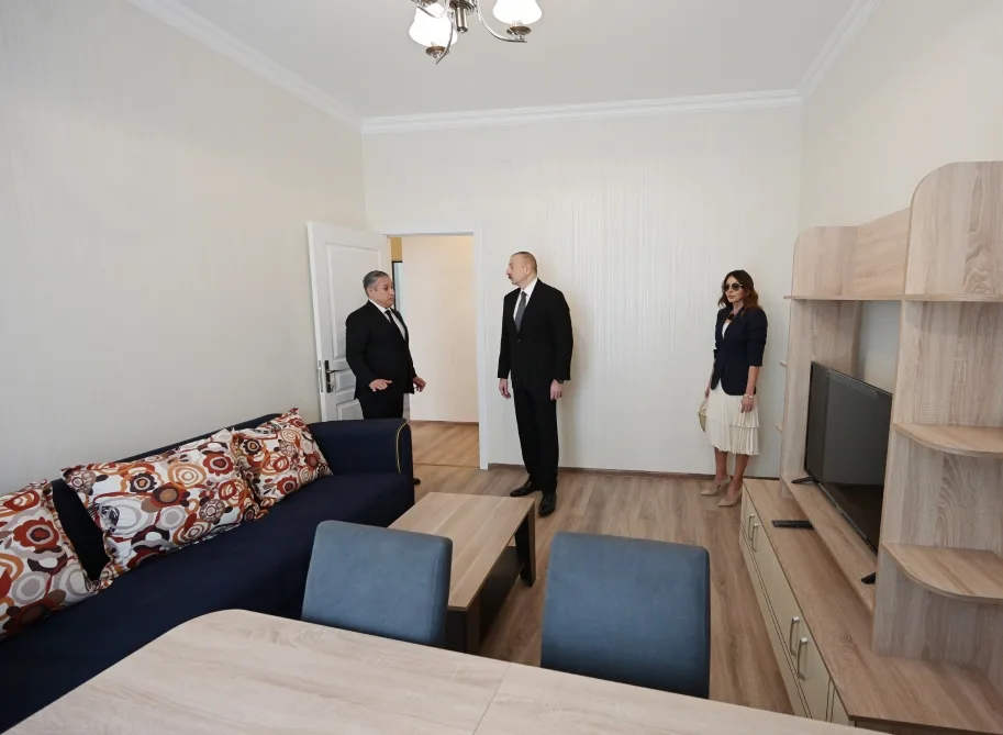 Prezident və xanımı Hövsan yaşayış kompleksinin - AÇILIŞINDA - FOTOLAR - YENİLƏNİB 2
