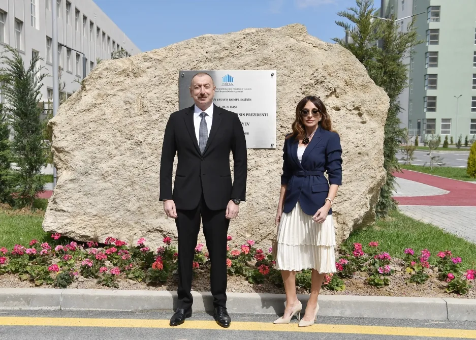 Prezident və xanımı Hövsan yaşayış kompleksinin - AÇILIŞINDA - FOTOLAR - YENİLƏNİB 2
