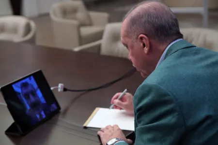 Ərdoğan koronavirusla bağlı - VİRTUAL İCLAS KEÇİRDİ - VİDEO