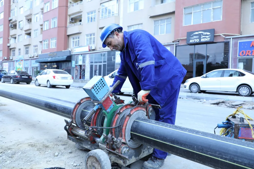 Bakıda 8 min abonentin qaz təchizatı yaxşılaşdırılır - FOTO