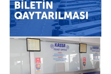 1715 sərnişin biletini geri qaytardı - RƏSMİ