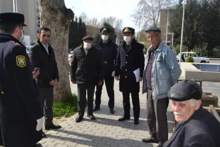 Karantin rejiminə əməl etməyənlərə xəbərdarlıq edildi - FOTO
